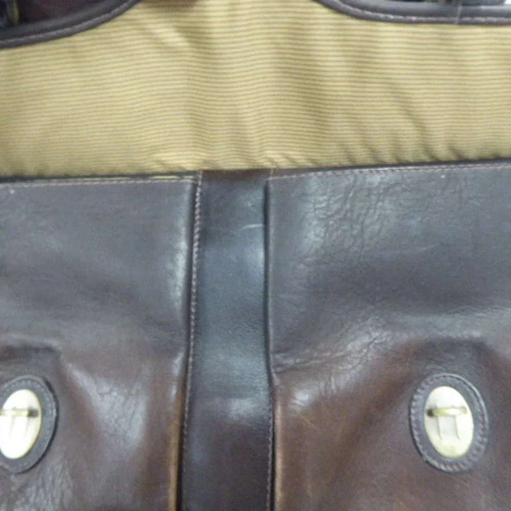Vintage DILANA LEATHER weekend gym travel BAG suitcase